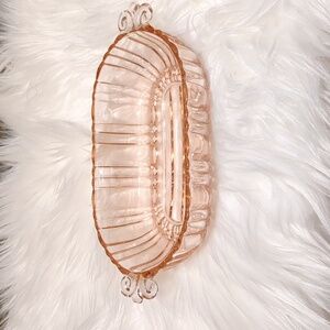Vintage Anchor Hocking Pink Glass Dish